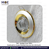 downlight / Spotlight Frame MR16 Pearl/Gold Recessed Fix Circular With Ball Glass 6cm