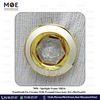 downlight / Spotlight Frame MR16 Pearl/Gold Recessed Fix Circular With Pyramid Glass 6cm