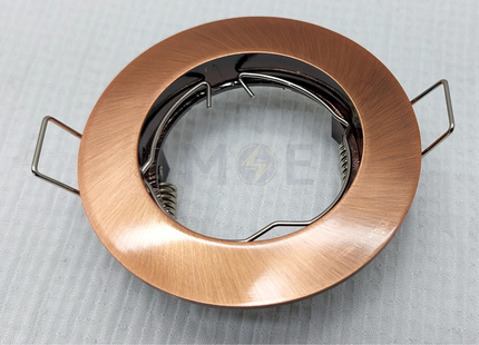 downlight / Spotlight Frame MR16 Red Bronze Recessed Fix Circular 6cm | سبوت فارغ مدور مخفي برونز احمر ثابت