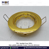 downlight / Spotlight Frame MR16 Shiny gold(04) Recessed Adjustable Circular 7.5cm