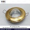 downlight / Spotlight Frame MR16 Shiny gold/Gold(03) Recessed Fix Circular With Ball Glass 6cm