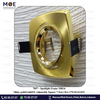 downlight / Spotlight Frame MR16 Shiny gold/Gold(03) Recessed Adjustable Square 7.5cm