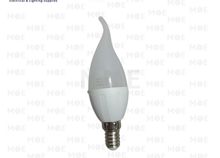 AEG LED Lamp Candle Tail CoolWhite E14 6.5W | AEGCT22013 | لمبة ليد برم سن رفيع شمعة دنب دايلايت