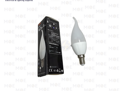 AEG LED Lamp Candle Tail CoolWhite E14 6.5W | AEGCT22013 | لمبة ليد برم سن رفيع شمعة دنب دايلايت