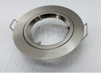 downlight / Spotlight Frame MR16 Chrome Recessed Fix Circular 6cm | سبوت فارغ مدور مخفي كروم ثابت مع سيغمون