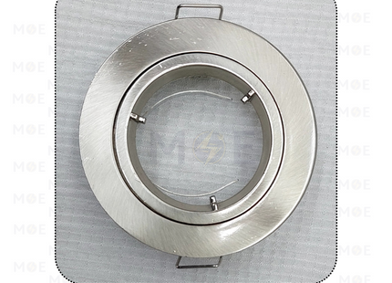 downlight / Spotlight Frame MR16 Chrome Recessed Fix Circular 6cm | سبوت فارغ مدور مخفي كروم ثابت مع سيغمون