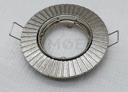 downlight / Spotlight Frame MR16 Chrome Recessed Adjustable Circular 7.5cm | سبوت فارغ مدور مخفي كروم مات متحرك