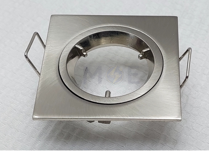 Downlight / Spotlight Frame MR11 Chrome(01) Recessed Fix Square 4.5cm | سبوت فارغ مربع مخفي كروم ثابت