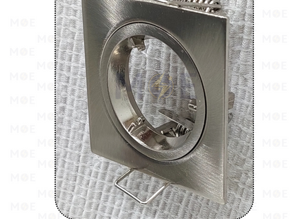 Downlight / Spotlight Frame MR11 Chrome(01) Recessed Fix Square 4.5cm | سبوت فارغ مربع مخفي كروم ثابت
