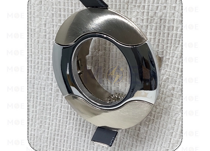 downlight / Spotlight Frame MR16 Chrome/Chrome Recessed Fix Circular Aluminium 6cm | سبوت المنيوم فارغ مدور مخفي كروم على كروم ثابت