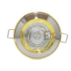 downlight / Spotlight Frame MR16 Chrome/Gold Recessed Fix Circular With Ball Glass 6cm