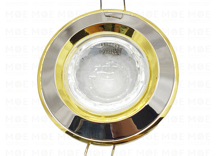 downlight / Spotlight Frame MR16 Chrome/Nickel Recessed Fix Circular 6cm | سبوت فارغ مدور مخفي كروم على نيكل ثابت