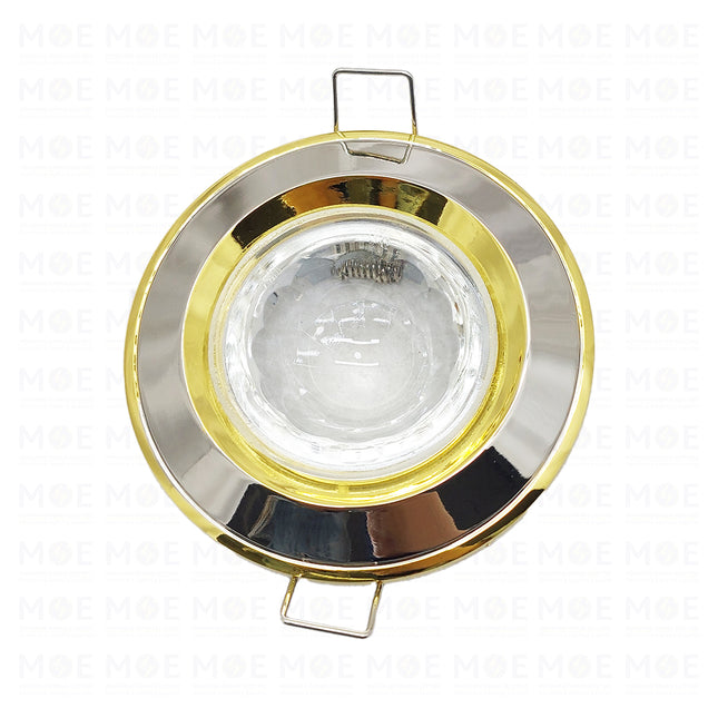 downlight / Spotlight Frame MR16 Chrome/Nickel Recessed Fix Circular 6cm | سبوت فارغ مدور مخفي كروم على نيكل ثابت