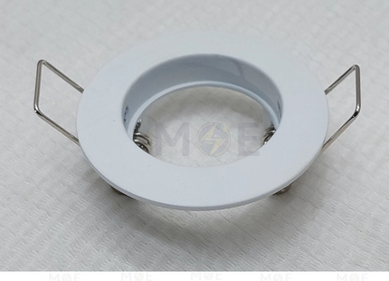 OB Downlight / Spotlight Frame MR11 White Recessed Fix Circular 4.5cm | سبوت فارغ مدور مخفي ابيض ثابت