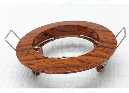 downlight / Spotlight Frame MR16 Wooden06 Recessed Fix Circular 6cm | سبوت فارغ مدور مخفي خشبي ثابت
