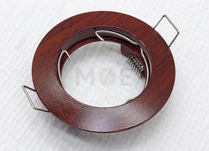 downlight / Spotlight Frame MR16 Wooden07 Recessed Fix Circular 6cm | سبوت فارغ مدور مخفي خشبي ثابت