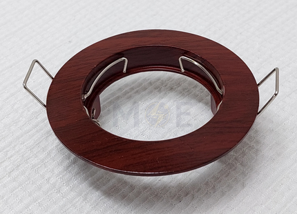 downlight / Spotlight Frame MR16 Wooden07 Recessed Fix Circular 6cm | سبوت فارغ مدور مخفي خشبي ثابت