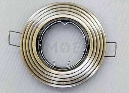Greenlite downlight / Spotlight Frame MR16 Bronze Recessed Adjustable Circular 7.5cm | سبوت فارغ مدور مخفي برونز شكل دوائر متحرك
