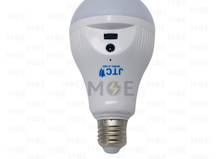 JTC LED Bulb/Rechargeable Lamp E27 12 LED | JL-0407 | لمبة ليد تشريج برم