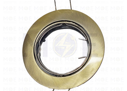JSD/Orient downlight / Spotlight Frame MR16 Bronze Recessed Adjustable Circular 7.5cm | سبوت فارغ مدور مخفي برونز متحرك