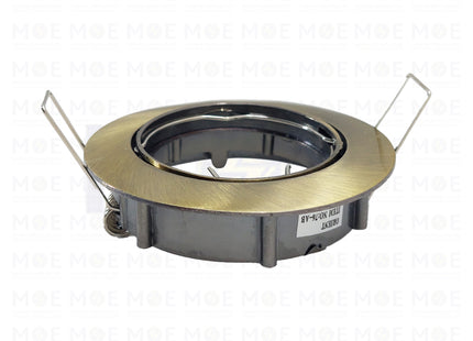 JSD/Orient downlight / Spotlight Frame MR16 Bronze Recessed Adjustable Circular 7.5cm | سبوت فارغ مدور مخفي برونز متحرك