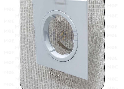 downlight / Spotlight Frame MR16 White Recessed Fix Square 7.5cm