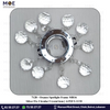 Oranos downlight / Spotlight Frame MR16 Silver Recessed Fix Circular Crystal 6cm