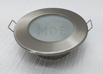 Orient IP44 Bathroom downlight / Spotlight Frame MR16 Chrome Recessed Fix Circular 6cm | سبوت فارغ مدور مخفي مطري كروم ثابت