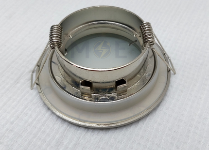 Orient IP44 Bathroom downlight / Spotlight Frame MR16 Chrome Recessed Fix Circular 6cm | سبوت فارغ مدور مخفي مطري كروم ثابت