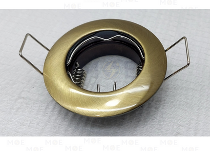 Orient Downlight / Spotlight Frame MR11 Bronze Recessed Fix Circular 4.5cm | سبوت فارغ مدور مخفي برونز ثابت