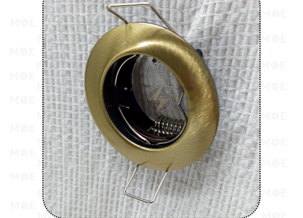 Orient Downlight / Spotlight Frame MR11 Bronze Recessed Fix Circular 4.5cm | سبوت فارغ مدور مخفي برونز ثابت