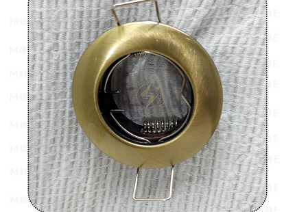 Orient Downlight / Spotlight Frame MR11 Bronze Recessed Fix Circular 4.5cm | سبوت فارغ مدور مخفي برونز ثابت
