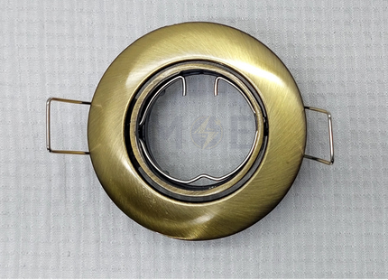 Orient Downlight / Spotlight Frame MR11 Bronze Recessed Adjustable Circular 5.5cm | سبوت فارغ مدور مخفي برونز متحرك