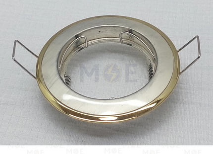 Orient downlight / Spotlight Frame MR16 Pearl Silver/Gold Recessed Fix Circular 6cm | سبوت فارغ مدور مخفي فضي لولو ذهبي ثابت