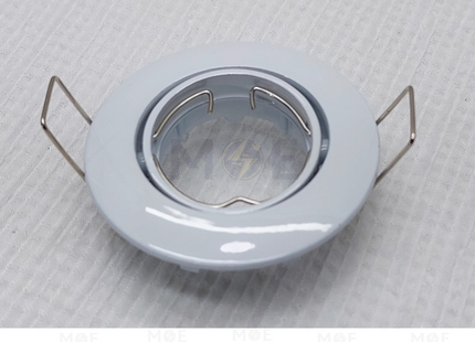 Orient Downlight / Spotlight Frame MR11 White Recessed Adjustable Circular 5.5cm | سبوت فارغ مدور مخفي ابيض متحرك