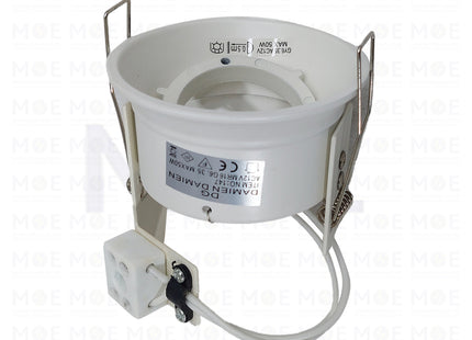 Spot downlight / Spotlight Frame MR16 White Recessed Fix Trimless Circular 7.5cm | سبوت فارغ ترملس مدور مخفي ابيض ثابت
