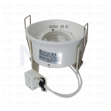 Spot downlight / Spotlight Frame MR16 White Recessed Fix Trimless Circular 7.5cm | سبوت فارغ ترملس مدور مخفي ابيض ثابت