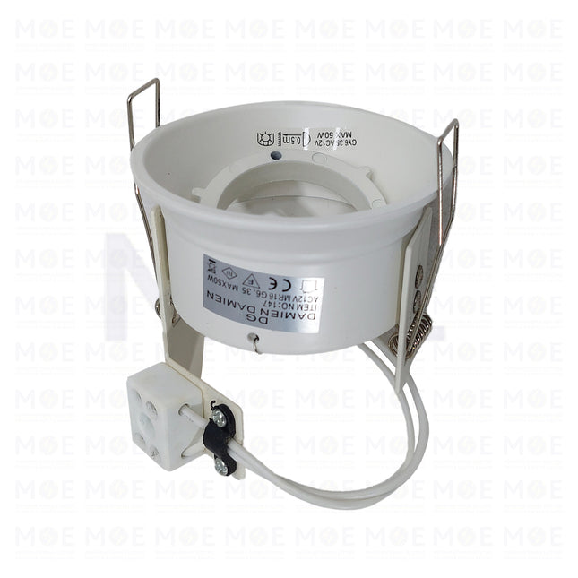 Spot downlight / Spotlight Frame MR16 White Recessed Fix Trimless Circular 7.5cm | سبوت فارغ ترملس مدور مخفي ابيض ثابت