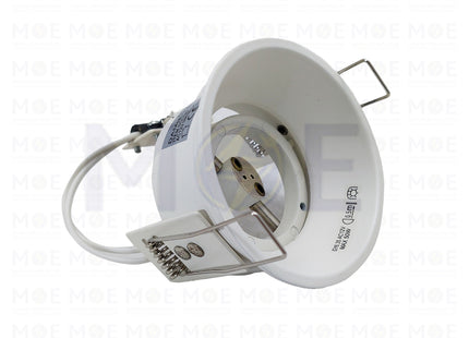 Spot downlight / Spotlight Frame MR16 White Recessed Fix Trimless Circular 7.5cm | سبوت فارغ ترملس مدور مخفي ابيض ثابت