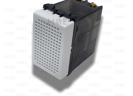 Futina Buzzer White 24mm 220V 1module | B201J | جرس صغير مفرد ابيض
