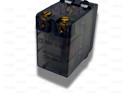 Futina Buzzer Black 24mm 220V 1module | B201J-BL | جرس صغير مفرد اسود
