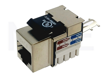 European netconnect Cat6 Shielded RJ45 Network Keystone Jack Tools Less STP | E2002F