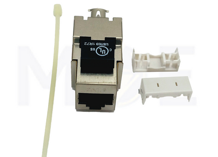 European netconnect Cat6 Shielded RJ45 Network Keystone Jack Tools Less STP | E2002F