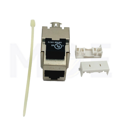 European netconnect Cat6 Shielded RJ45 Network Keystone Jack Tools Less STP | E2002F