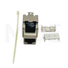 European netconnect Cat6 Shielded RJ45 Network Keystone Jack Tools Less STP | E2002F