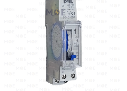 S.E.M Daily Analog Time Switch with Reserve Din 220V 16A 1module | SUL 180 a | تايمر يومي اربعة و عشرون ساعة