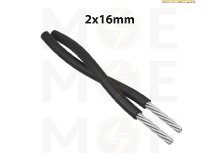 Liban Cables LV ABC Cable Aluminum ( Torsadé ) | EAXT 2x16mm ( 2x16//E ) | كابل هوائي المنيوم تورسدي
