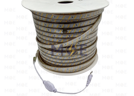 Greenlite SMD LED Strip Light Triple 3Rows WarmWhite 220V 2835 180Led | ستريب ليد تربل ورم وايت