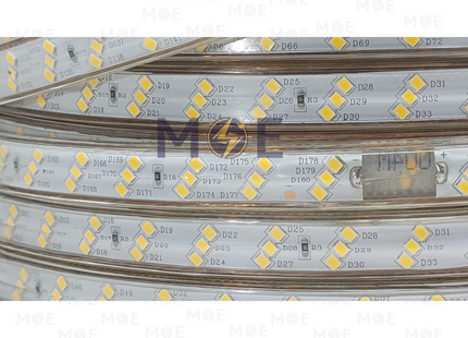 Greenlite SMD LED Strip Light Triple 3Rows WarmWhite 220V 2835 180Led | ستريب ليد تربل ورم وايت