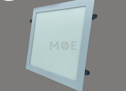 Greenlite LED Downlight/ Panel Light White Ceiling Flush Mounted Square Daylight 6500K 3000Lm 28cm 30W | GR-817 | سبوت ليد مربع مخفي ابيض دايلايت